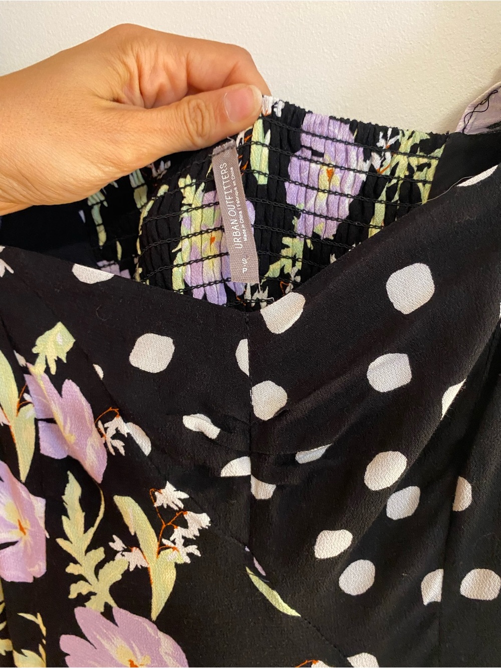 Urban Outfitters Asymmetrical Midi Puff Sleeve Dress - Picture 4 of 9